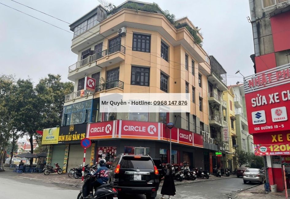 Bán nhà lô góc mặt phố 19/5, Văn Quán – 90m2, 4 tầng, mặt tiền 20m – Kinh doanh đỉnh, giá chỉ 2x tỷ